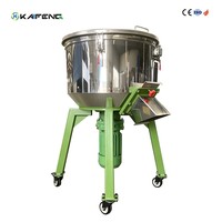Mesin Pencampur Plastik KAIFENG untuk PVC PP PE PC ABS Desain Tegak Empat Roda Unit Bergerak Bahan Stainless Steel 201
