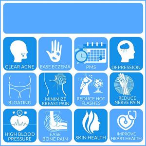 Cápsulas de Aceite de Onagra Orgánico Prensado en Frío para el Alivio de la <span class=keywords><strong>Menopausia</strong></span> <span class=keywords><strong>y</strong></span> el SPM, Ayudan a Equilibrar las Hormonas en Mujeres - Product Image 4