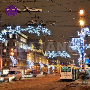 Festive Road Crossing <b>Light</b> Installation for Christmas Market City Street and Commercial Area Decoration - Product Image 5