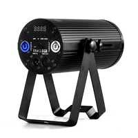 Mini projecteur LED Par RGBW DMX512 60W avec zoom pour événements hôteliers, mariages, scènes, DJ et soirées disco