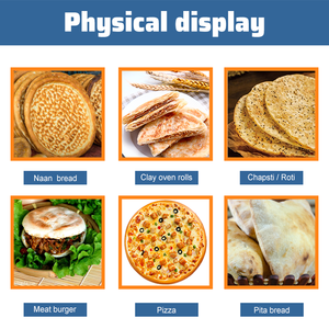 เครื่องกดความร้อนสำหรับแป้งพิซซ่าแบบวงกลมเครื่องทำ<span class=keywords><strong>แพน</strong></span><span class=keywords><strong>เค้ก</strong></span>ข้าวสาลีแบบวงกลมเครื่องรีดแป้ง - Product Image 4