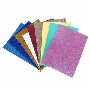 Tùy Chỉnh 2Mm 3Mm Đầy Màu Sắc A4 Kích Thước Vật Liệu Trang Trí Pre Cắt Duy Nhất Bên Nóng Chảy Dán Áp Lực Nhạy Cảm Long Lanh EVA Tấm Bọt - Product Image 1