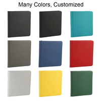 Carpeta Toploaders personalizada, 12 bolsillos, almacenamiento de tarjetas, libro, soporte con cremallera, carpeta para tarjetas, carpeta Toploaders de PU