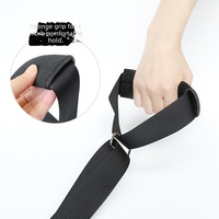 Sangle de yoga pour pied tombant, étirement des ligaments de la cheville et des membres inférieurs, entraînement orthopédique, fermeture auto-agrippante, anneau en D
