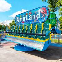 Manèges de fête foraine portables, équipement d'amusement extérieur et intérieur en fibre de verre et acier, attractions Crazy Miami à vendre