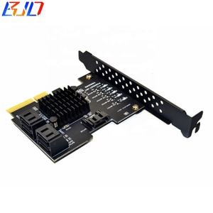 Groothandel <span class=keywords><strong>5</strong></span> Sata 3.0 7pin Connector Pci Express Pci-e 4x Adapter Uitbreidingskaart 6Gbps Jms585 Voor Harde Schijf - Product Image 5