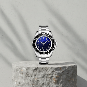 Reloj de Lujo Antiguo Deportivo, Mecánico Manual, para Hombre, de Negocios, con Correa de Acero Inoxidable y Cuero de 20 mm, Resistente al Agua, Esfera de 40 mm, Luminoso - Product Image 3