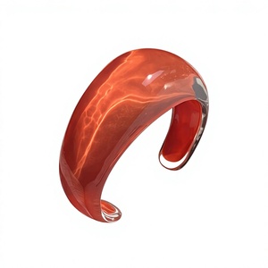 Custom Handmade Resin <b>Bangle</b> <b>Bracelet</b> with Unique Colors and Patterns, Stylish Women’s Jewelry - Product Image 1