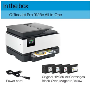 OfficeJet Pro 9125e All-in-one, stampante a colori per piccole e medie imprese copia scansione <span class=keywords><strong>Fax</strong></span> Touch Screen Smart Advanced Scan - Product Image 6