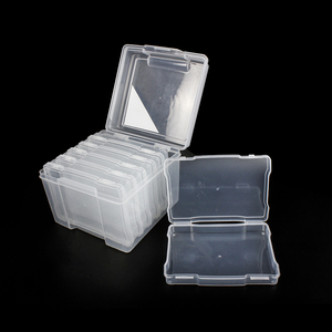Transparent Storage Box 29513 Transparent 5x7inches Photo Storage Box Medium Size 6pcs Photo Keeper