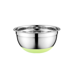 Antideslizante Apilable Cocina Acero inoxidable Metal Anidamiento Almacenamiento Mezcla Ensaladeras Con Rallador Accesorios - Product Image 5