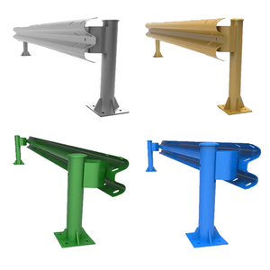 Barriera di Sicurezza Stradale a W - Guardrail in Acciaio Zincato a Caldo per Autostrade - Product Image 2