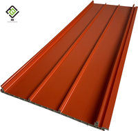 Tôle de toiture en PVC de haute qualité, économique, durable, imperméable et ignifuge pour villas en Pérou, au Chili et au Panama