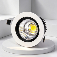 Spot LED encastré en aluminium pour la maison, 3W 5W, salon, couloir, projecteur COB