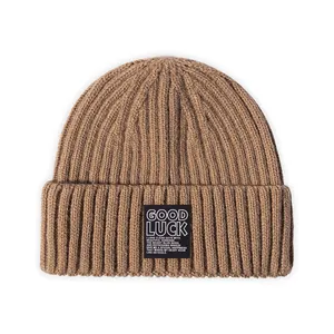 Heren Gebreide Mutsen Winter Mutsen Warme Hoeden Custom Logo New York Beanie Hoeden