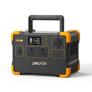 สถานีไฟฟ้าพกพา UK Stock PECRON 1200W 614Wh E600LFP OEM/ODM สำหรับการตั้งแคมป์กลางแจ้ง E600LFP แบตเตอรี่ความจุสูง - Product Image 1
