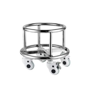 Promotion Stainless Steel Medical Waste Bin With Wheels For Hospital Clinic Use - Product Image 3