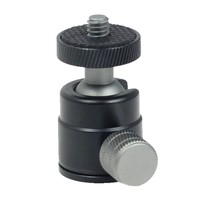 Mini rotule à vis 1/4, pivotant à 360°, pour accessoires d'appareil photo Canon, Nikon, Sony, caméscope, lumière LED, caméra d'action