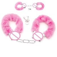 SM jouets sexuels en peluche menottes en métal bondage cosplay accessoires adulte jeu de sexe fournitures couple flirter jouets