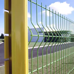 3D Wire Mesh Outdoor Fence Panel Elegant 3D Fence