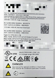 PLC FC-302N250T5E54H4XGC3XXSXXXXALBXCXXXXDX 134H9631 250kW350HP กล่องเดิม PLC FC-302N250T5E54H4XGC3XXSXXXXALBXCXXXXDX 134H963 - Product Image 5