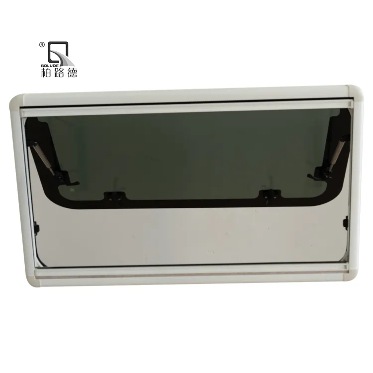 High strength aluminum alloy round corners double acrylic RV extrapolated side finestra factory sales sturdy car window