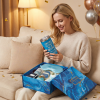 Coffret cadeau spa de luxe unisexe Lunaire avec gobelet motivant – Idées cadeaux pour la fête des pères, anniversaire, pour lui ou pour elle