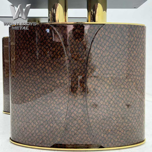 Patas de Mesa de Comedor de Acero Inoxidable con Estampado de Serpiente, Lujosas, para Sala de Estar, Accesorios para Muebles del Hogar - Product Image 6