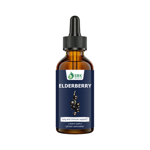 Private Label OEM Elderberry Liquid Drops Grape Flavor Dietary <b>Supplement</b> Promotes Respiratory Health and Support Cleanse Healty - Product Image 1