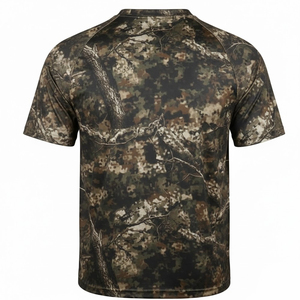เสื้อยืดแขนสั้นน้ำหนักเบา พิมพ์ลายล่าสัตว์ ผ้าซอฟต์เชลล์ ดีไซน์ใหม่ สำหรับกิจกรรมกลางแจ้งในสภาพอากาศหนาวเย็น ผลิตจากวัสดุ Bayer สำหรับผู้ชาย - Product Image 2
