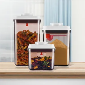 Günstige BPA Freie Luftdichten Dicht Klare Kunststoff Lebensmittel Lagerung Container Set 5 Stück