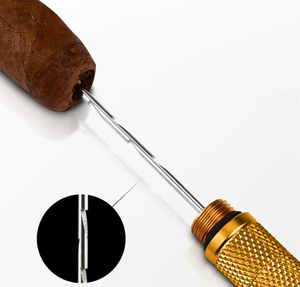 Accessoires de <span class=keywords><strong>cigares</strong></span> de luxe portables multifonctionnels 4-<span class=keywords><strong>en</strong></span>-1 : Perforateur, Aiguille à <span class=keywords><strong>cigares</strong></span> et Double Perforateur - Product Image 6