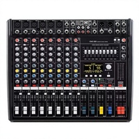 Console de mixage audio numérique et d'enregistrement CMS 600-3/1000-3/1600-3 en gros avec double processeur DSP 99, corps métallique, sortie 1000W, 6 canaux