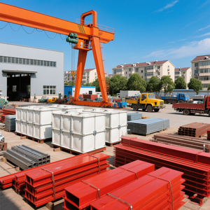 Tanque de agua combinado FRP de 10000 litros personalizado, almacenamiento subterráneo cuadrado plegable con materiales de plástico y acero - Product Image 6