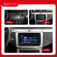 Radio de Coche Android Octa de 7 Pulgadas con Carplay, GPS, DSP, Autoradio Compatible con Volkswagen VW CC Passat B7 Polo Golf 5 6 Jetta Mk5 Mk6