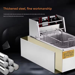Friteuse Commerciale Automatique Professionnelle avec Moteur et Roulement Central pour Poulet, <span class=keywords><strong>Poisson</strong></span> et Pommes de Terre - Product Image 6