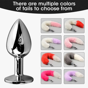 अनुकूलन योग्य लंबाई मजाकिया खिलौना वयस्क खेल बट प्लग के साथ शुरुआती लोमड़ी पूंछ गुदा प्लग - Product Image 4