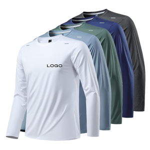 เสื้อกีฬาแขนยาวสำหรับผู้ชายเสื้อออกกำลังกายแบบปรับแต่งเองได้เสื้อกีฬาแขนยาวสำหรับผู้ชายเสื้อออกกำลังกายแบบแห้งเร็วสำหรับผู้ชาย - Product Image 3