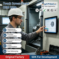 Monitor Táctil AWSTOUCH de 15.6/18.5/21.5/23.6/27/32 Pulgadas a Todo Color, 10 Puntos Táctiles, PCAP, 1920x1080 FHD, Pantalla Industrial para Negocios