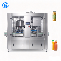 Machine de remplissage et de bouchage de bouteilles en verre pour boissons froides, yaourts, boissons énergétiques et sportives, en acier inoxydable 304, de qualité sanitaire