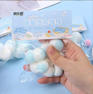 Jouets sensoriels anti-stress Kawaii en forme de nourriture, sel marin et fromage, cadeaux de Noël pour filles et garçons - Product Image 3