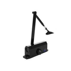 Ferme-porte universel 40-60 kg noir avec mécanisme de verrouillage pour portes intérieures - Product Image 4
