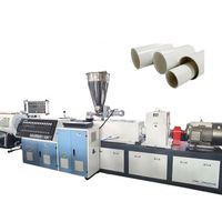 Ligne de production de tubes d'eau en plastique créative lointaine tuyau en PVC faisant la machine
