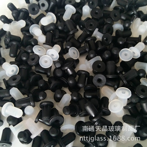 จุกซิลิโคนเทียนจิง 4.35 มม. รูปตัว T ป้องกันการรั่วซึมสำหรับหลอดทดลอง - Product Image 1