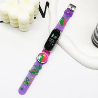 Jam Tangan Elektronik Digital LED Anak Laki-laki Perempuan 2026 Desain Sporty Kreatif Kartun Keren Lampu Berkedip