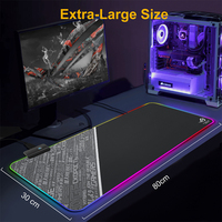 Tapis de souris de jeu RGB personnalisable ZHENGYE avec lumière LED, chargeur sans fil 15W, impression couleur intégrale, en caoutchouc et polyester, en stock