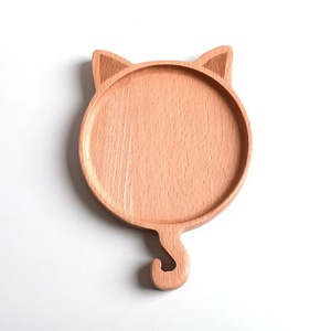 จานไม้การ์ตูนสำหรับเด็ก ถาดรูปสัตว์ ชุดอาหารสำหรับเด็ก - Product Image 4