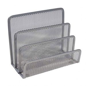 Hot Sale Best Price Office Supplies Custom Color Desk Organizer Mesh <b>Wire</b> 3 Section Desktop Letter Tray <b>Shelf</b> Letter Holder - Product Image 2
