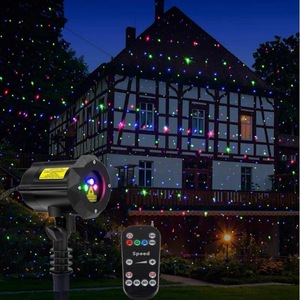 ไฟคริสต์มาสกลางแจ้งแบบฮาเร็ม, โคมไฟเลเซอร์หิ่งห้อย RGB ดวงดาวโปรเจคเตอร์ตกแต่งสวนโคมไฟสนามหญ้า - Product Image 5