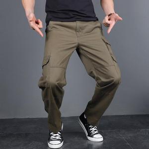 <span class=keywords><strong>Pantalon</strong></span> <span class=keywords><strong>Homme</strong></span> Léger Décontracté Coupe Droite Multi-Poches <span class=keywords><strong>Grande</strong></span> <span class=keywords><strong>Taille</strong></span> Automne Vente en Gros - Product Image 4